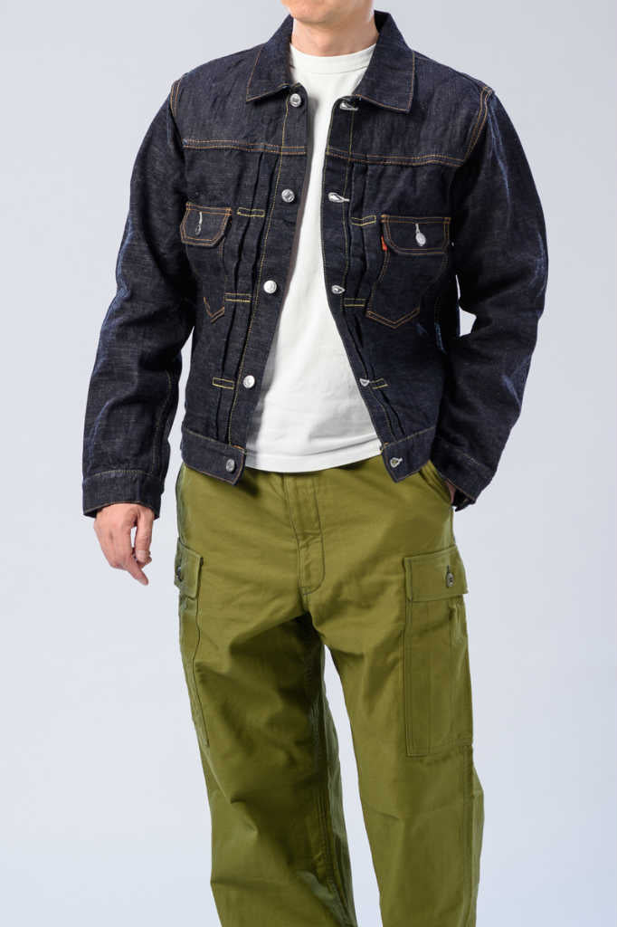 The Strike Gold SGJ50S Classic Series 15oz 50's Denim Jacket