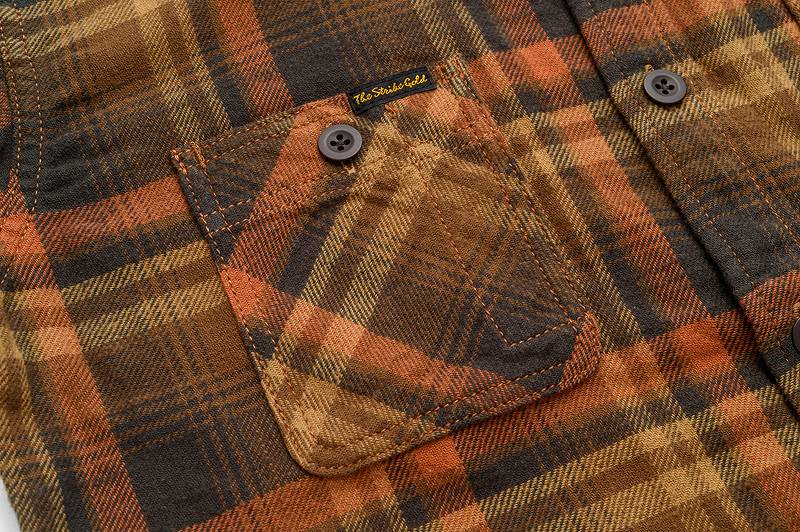 The Strike Gold SGS2202 Brushed Flannel Check Work Shirts