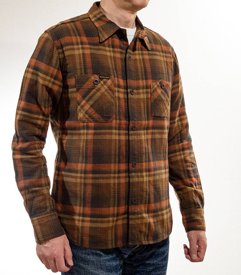 The Strike Gold SGS2202 Brushed Flannel Check Work Shirts