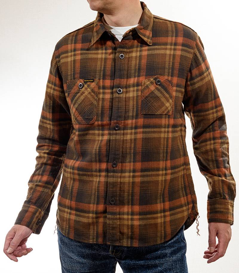 The Strike Gold SGS2202 Brushed Flannel Check Work Shirts