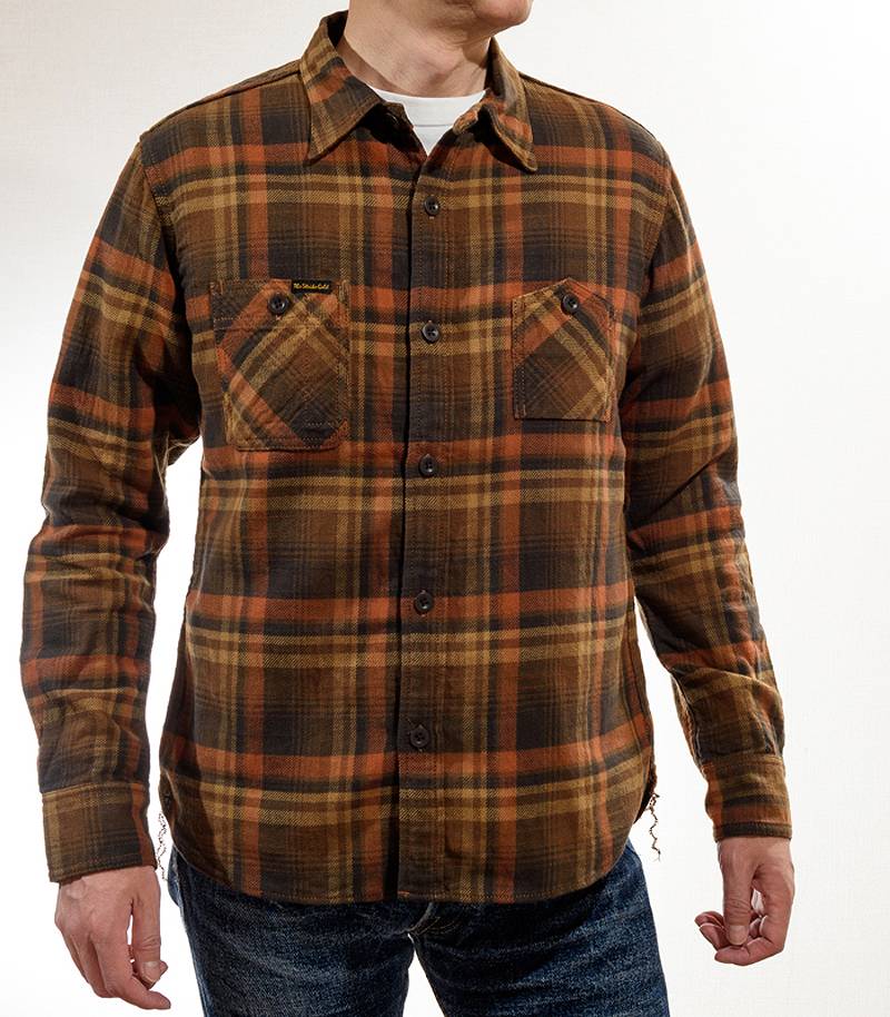 The Strike Gold SGS2202 Brushed Flannel Check Work Shirts