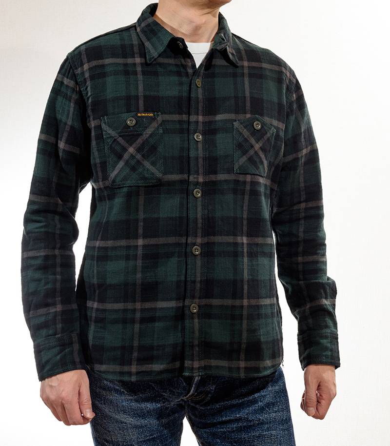 The Strike Gold SGS2202 Brushed Flannel Check Work Shirts