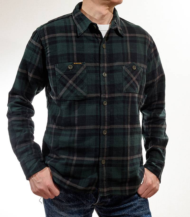 The Strike Gold SGS2202 Brushed Flannel Check Work Shirts