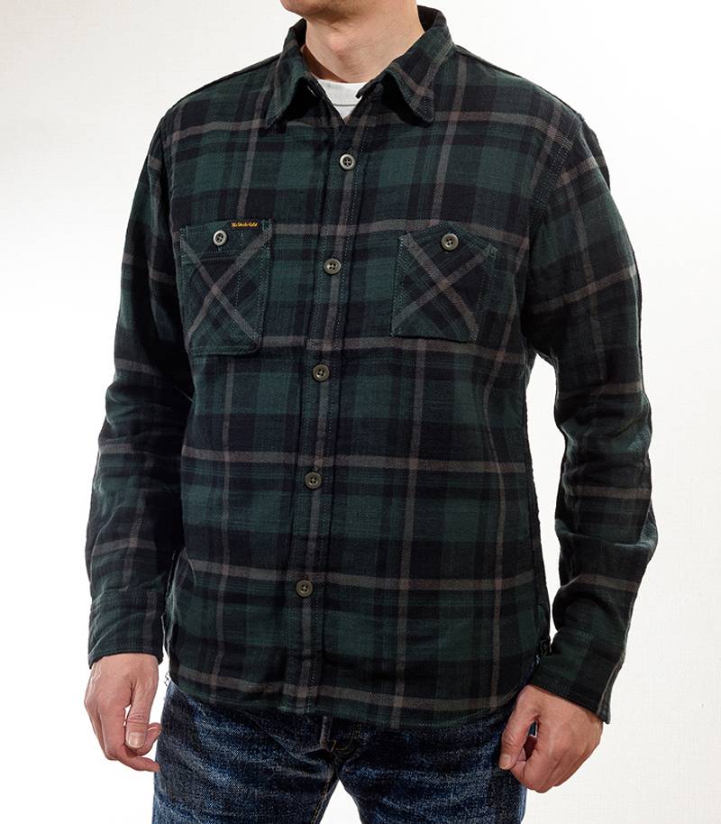 The Strike Gold SGS2202 Brushed Flannel Check Work Shirts