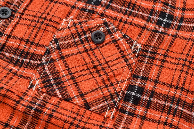 The Strike Gold SGS2202 Brushed Flannel Check Work Shirts