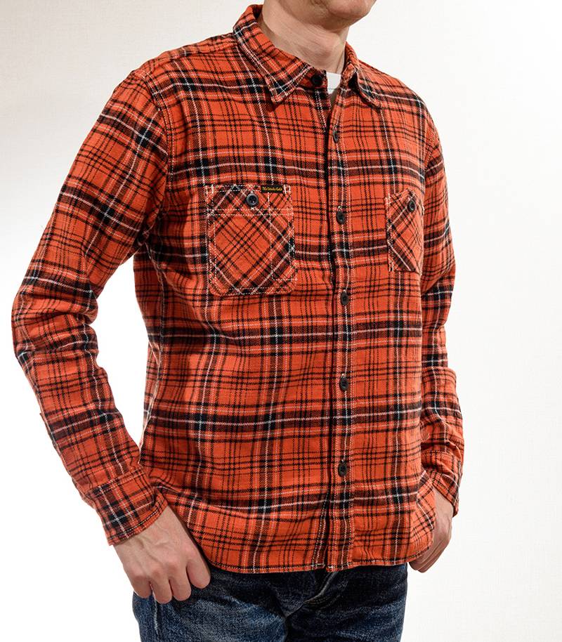 The Strike Gold SGS2202 Brushed Flannel Check Work Shirts