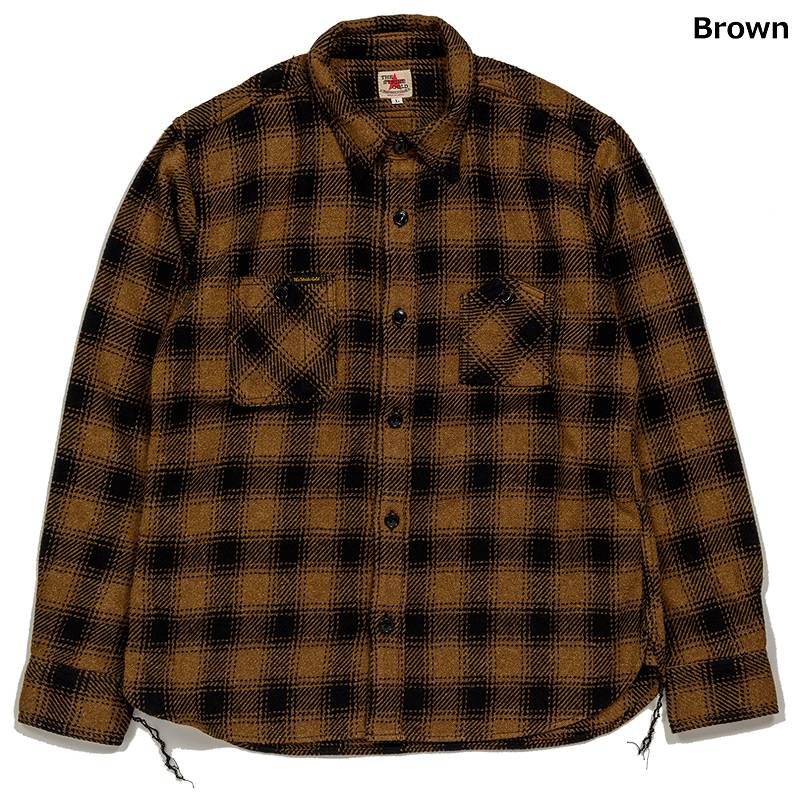 The Strike Gold SGS2203 Recycled Cotton Flannel Mixed Nep Check Work Shirt