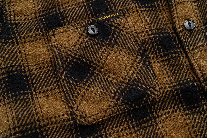 The Strike Gold SGS2203 Recycled Cotton Flannel Mixed Nep Check Work Shirt