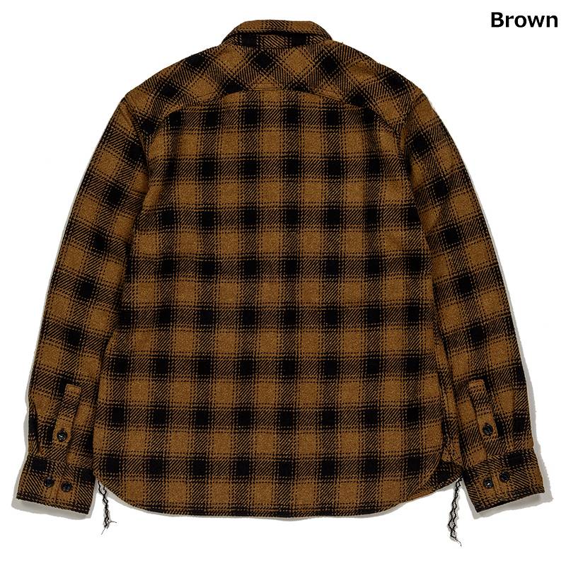The Strike Gold SGS2203 Recycled Cotton Flannel Mixed Nep Check Work Shirt