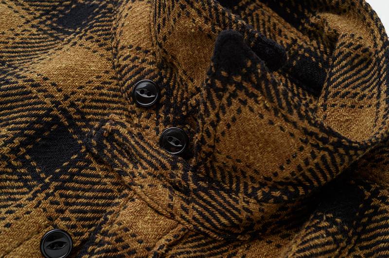 The Strike Gold SGS2203 Recycled Cotton Flannel Mixed Nep Check Work Shirt