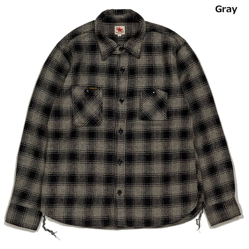 The Strike Gold SGS2203 Recycled Cotton Flannel Mixed Nep Check Work Shirt