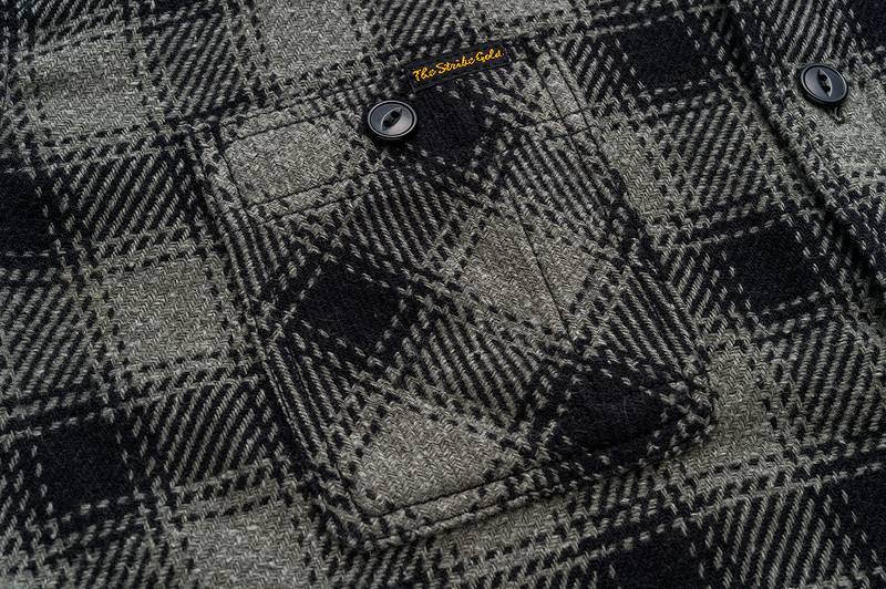 The Strike Gold SGS2203 Recycled Cotton Flannel Mixed Nep Check Work Shirt