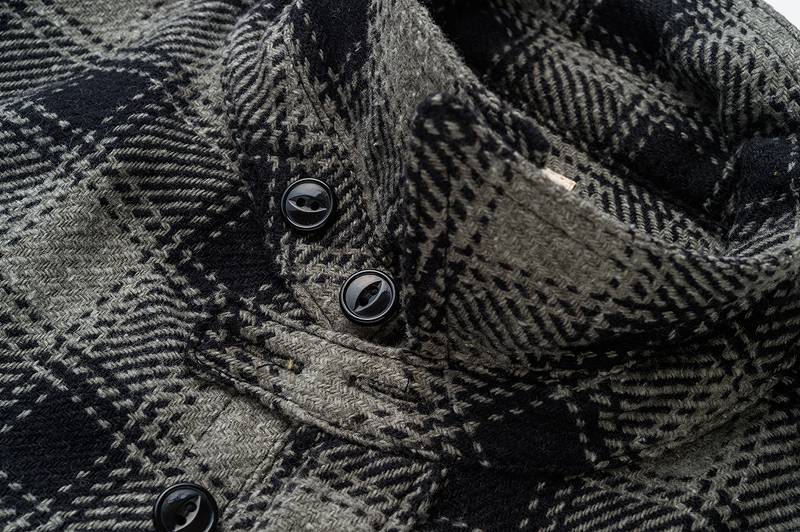 The Strike Gold SGS2203 Recycled Cotton Flannel Mixed Nep Check Work Shirt