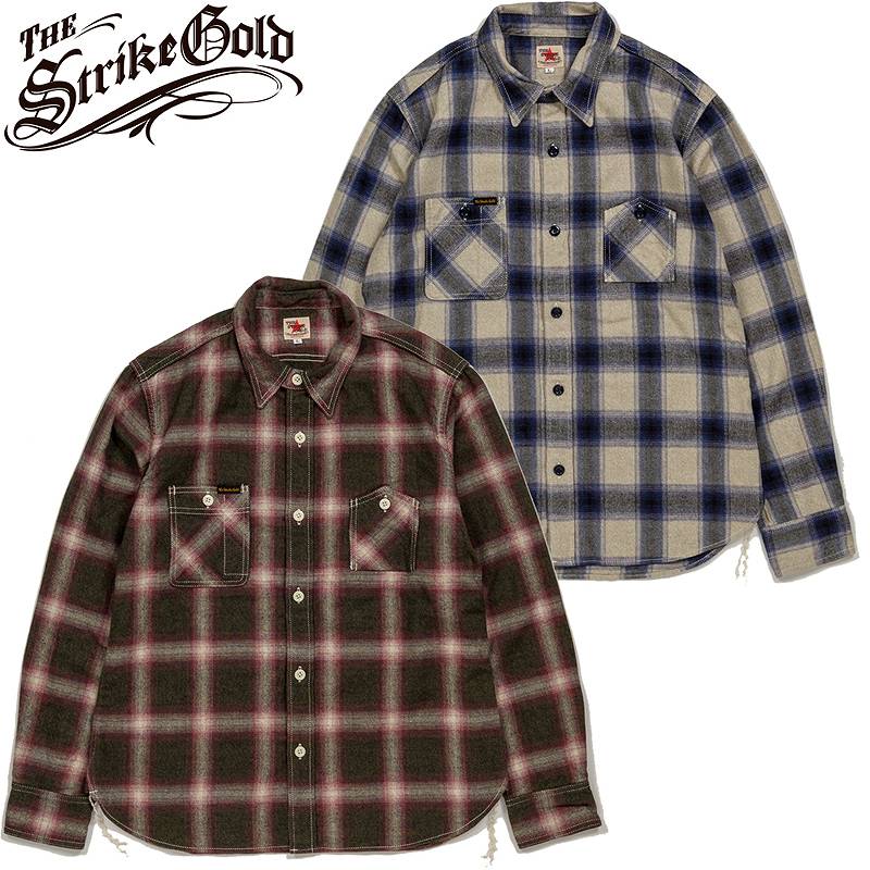 The Strike Gold SGS2204 Brushed Flannel Soft Check Work Shirt