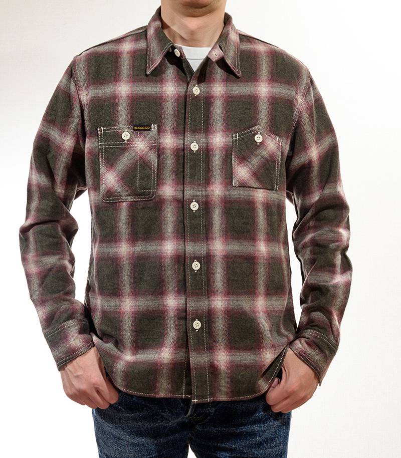 The Strike Gold SGS2204 Brushed Flannel Soft Check Work Shirt