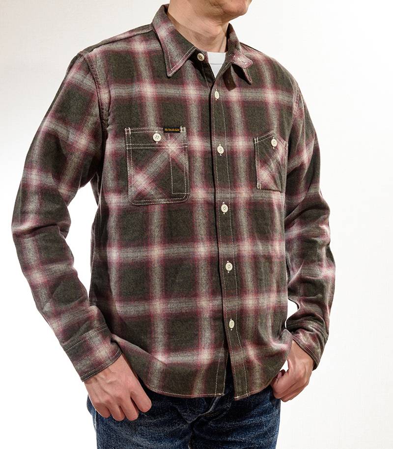 The Strike Gold SGS2204 Brushed Flannel Soft Check Work Shirt
