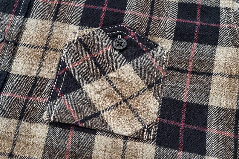 SGS2205 The Strike Gold Brushed Soft Flannel Check Work Shirts