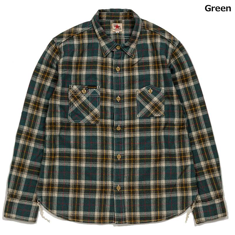 SGS2205 The Strike Gold Brushed Soft Flannel Check Work Shirts