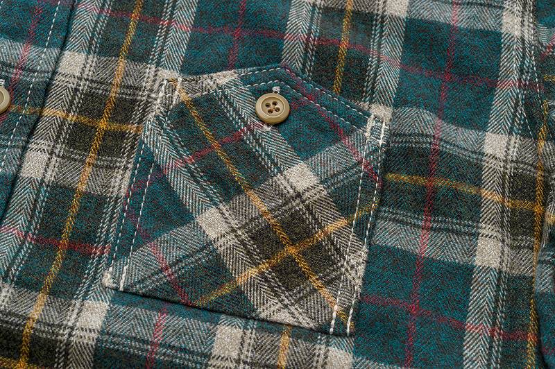SGS2205 The Strike Gold Brushed Soft Flannel Check Work Shirts
