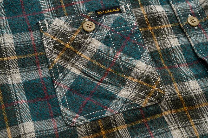 SGS2205 The Strike Gold Brushed Soft Flannel Check Work Shirts