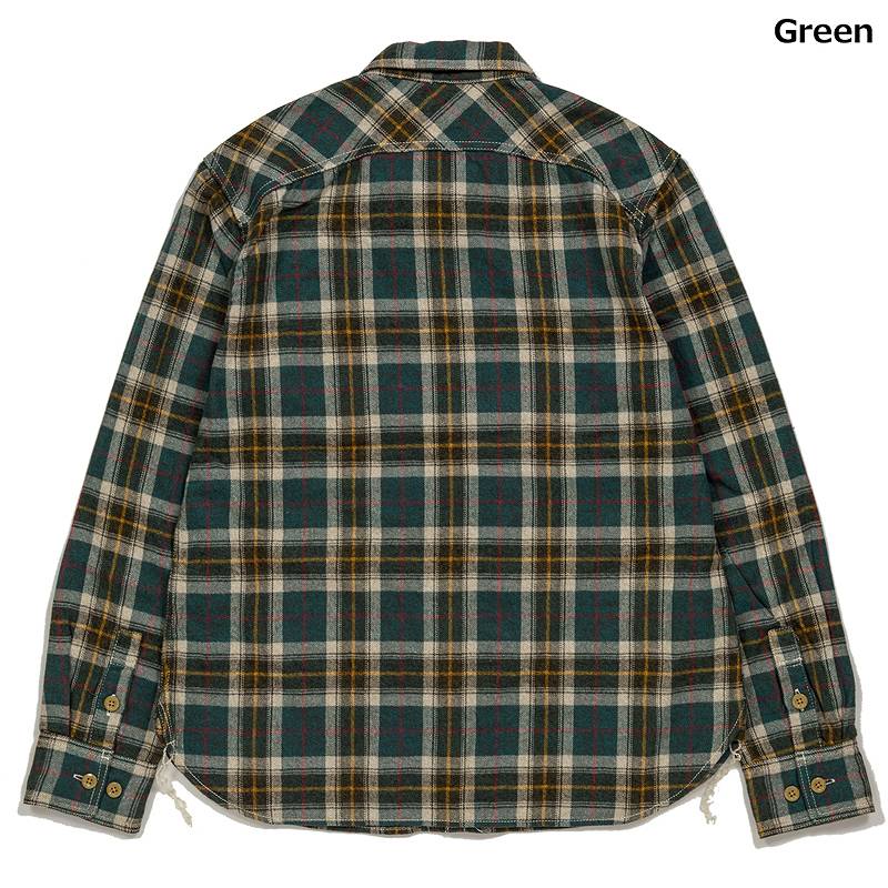 SGS2205 The Strike Gold Brushed Soft Flannel Check Work Shirts