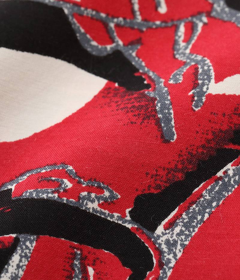 SH39090 / STAR OF HOLLY WOOD HIGH DENSITY RAYON OPEN SHIRT "ROCK 'N' ROLL