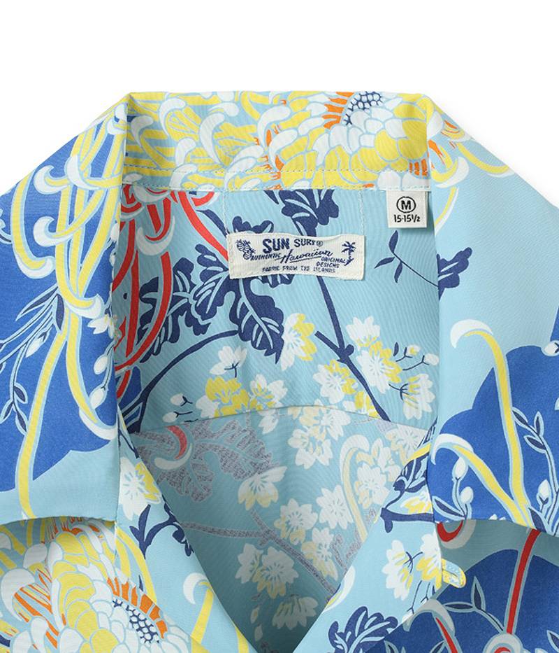 SS38793 / SUNSURF RAYON HAWAIIAN SHIRT "ROYAL FLOWER" (Japanese only)