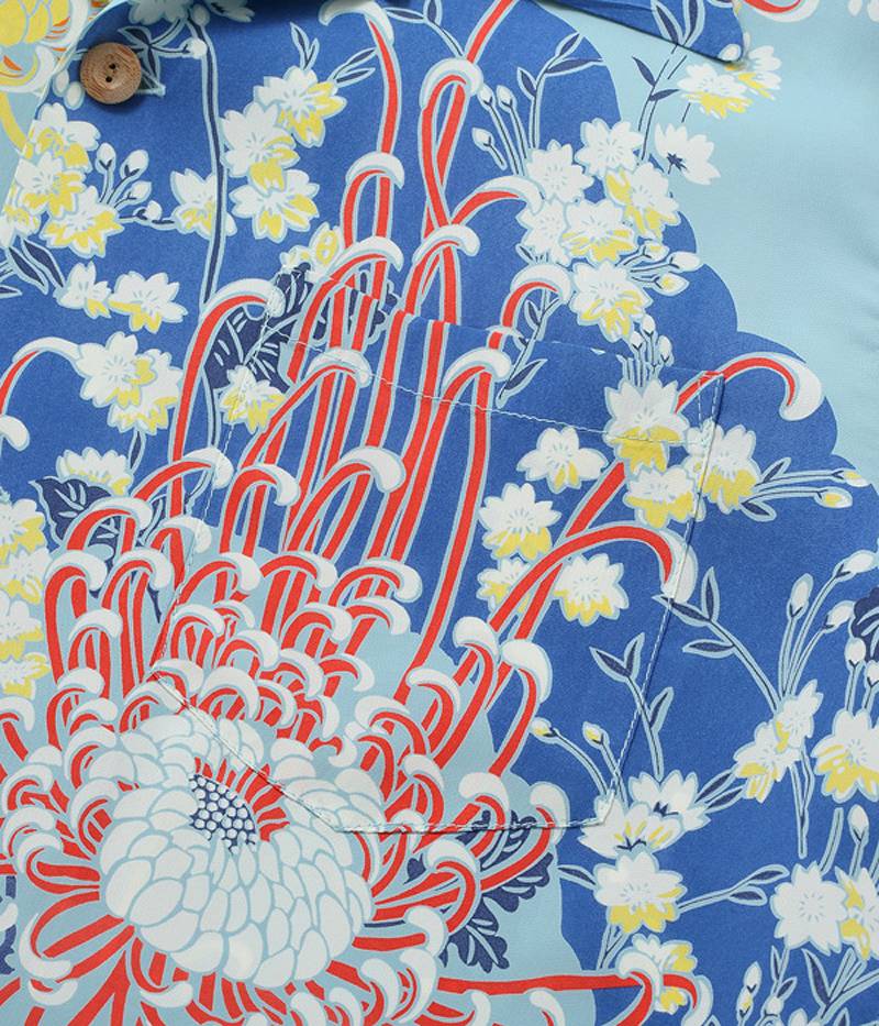 SS38793 / SUNSURF RAYON HAWAIIAN SHIRT "ROYAL FLOWER" (Japanese only)