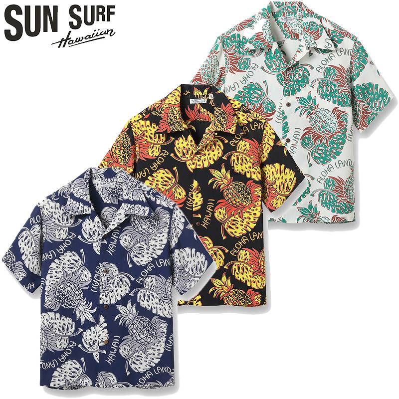 SS39015 / SUNSURF RAYON HAWAIIAN SHIRT 