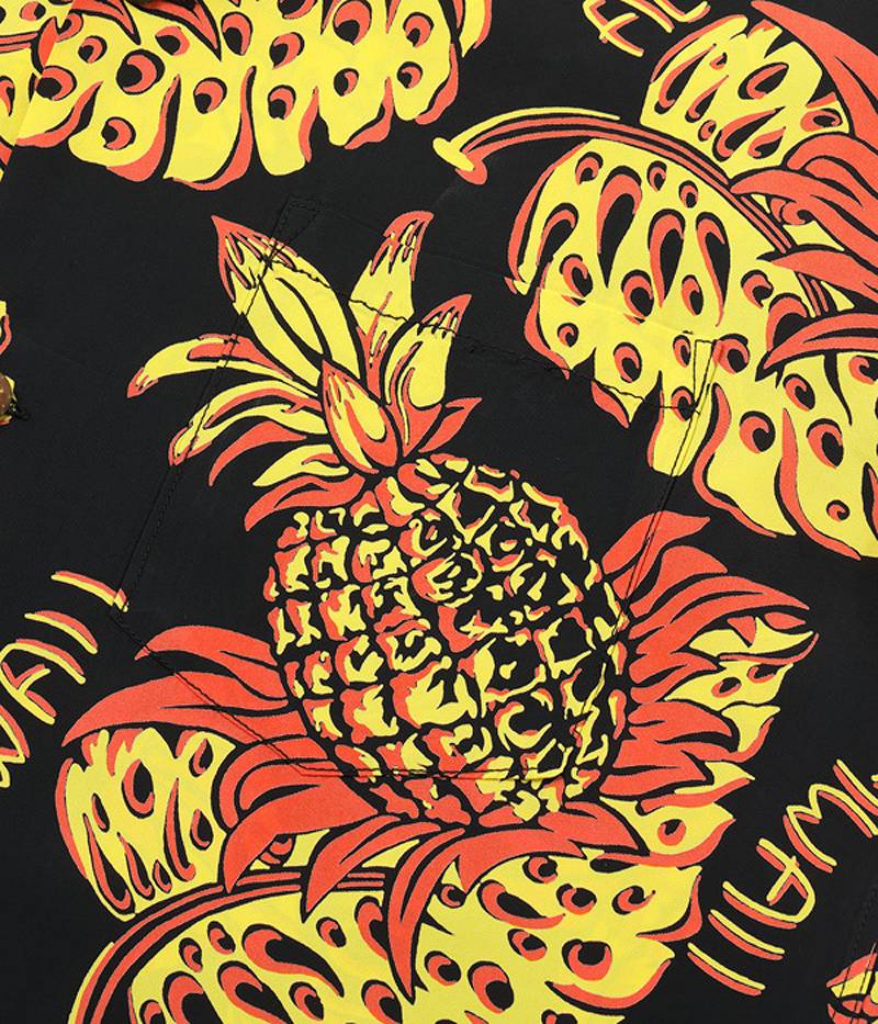 SS39015 / SUNSURF RAYON HAWAIIAN SHIRT "THE PINEAPPLE ISLANDS"