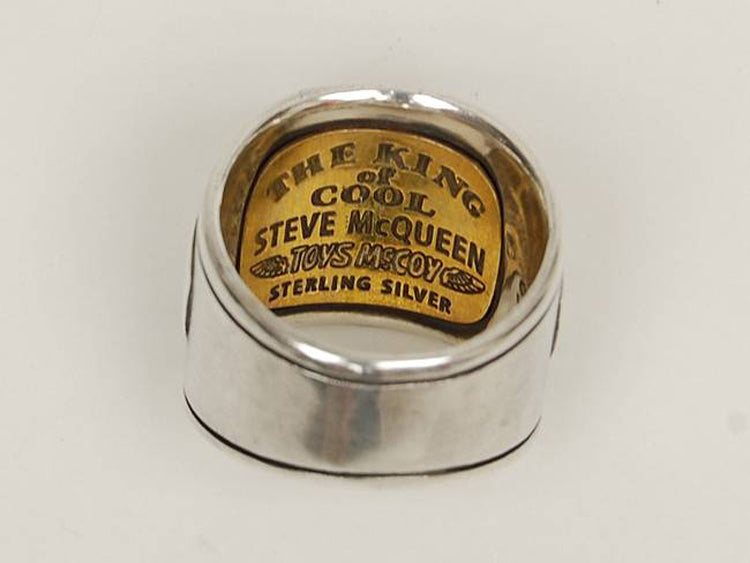 TMA1308 TOYS McCOY STEVE McQUEEN SILVER RING