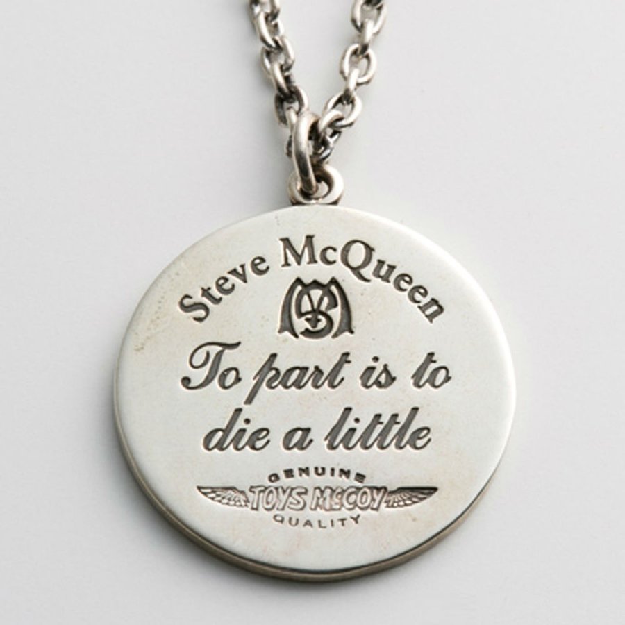 TMA1617 TOYS McCOY S. McQUEEN ST.CHRISTOPHER PENDANT "SILVER