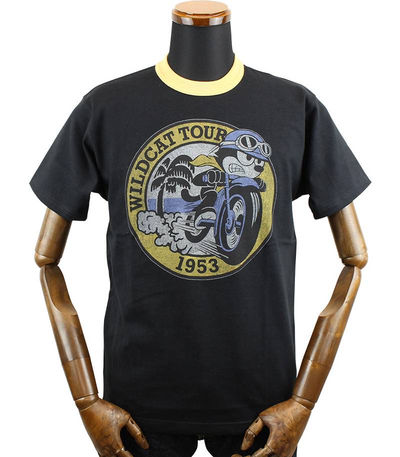TMC2303 / TOYS McCOY FELIX THE CAT TEE " WILDCAT TOUR 1953 "