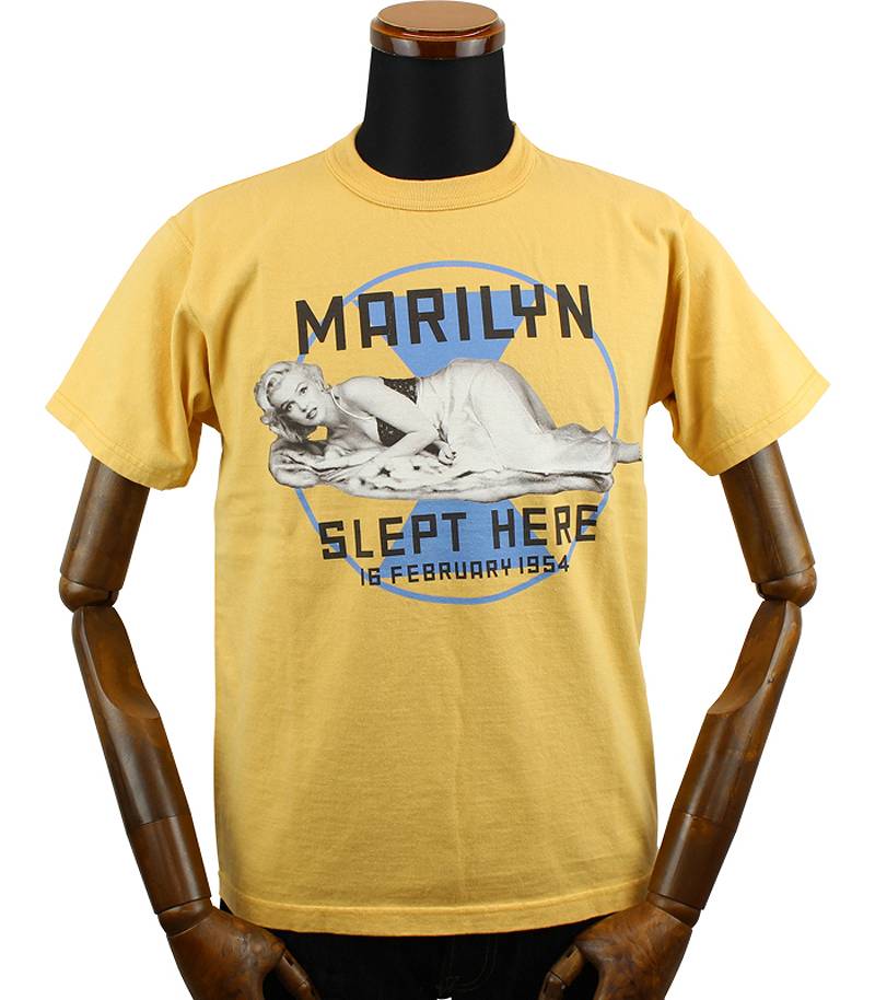 TMC2311 / TOYS McCOY MARILYN MONROE TEE " MARILYN SLEPT HERE "