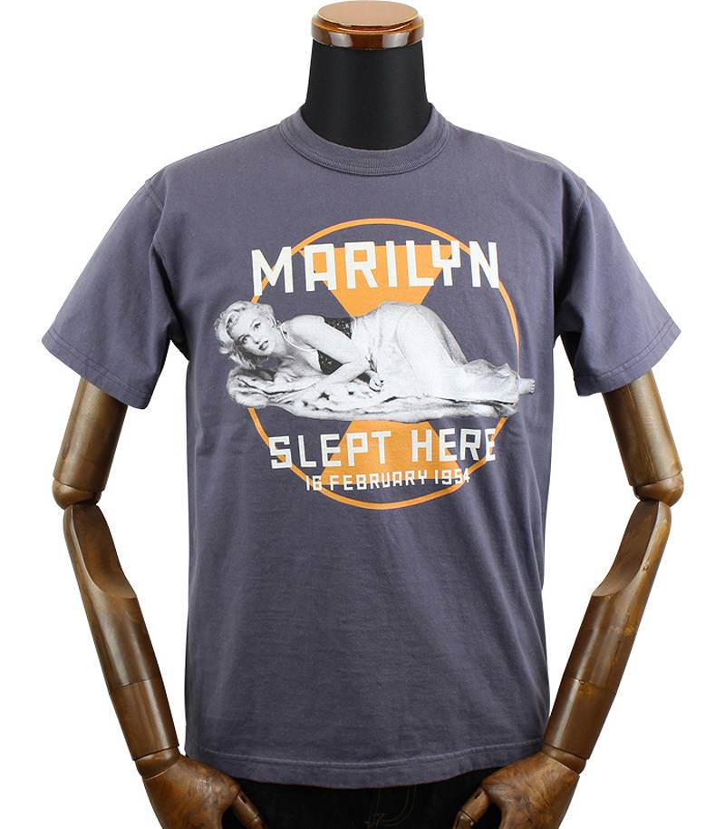 TMC2311 / TOYS McCOY MARILYN MONROE TEE " MARILYN SLEPT HERE "