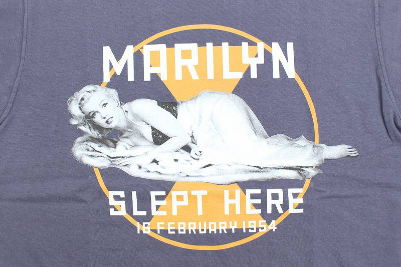TMC2311 / TOYS McCOY MARILYN MONROE TEE " MARILYN SLEPT HERE "