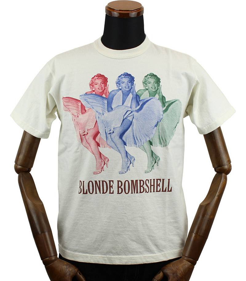TMC2312 / TOYS McCOY MARILYN MONROE TEE " BLONDE BOMBSHELL "