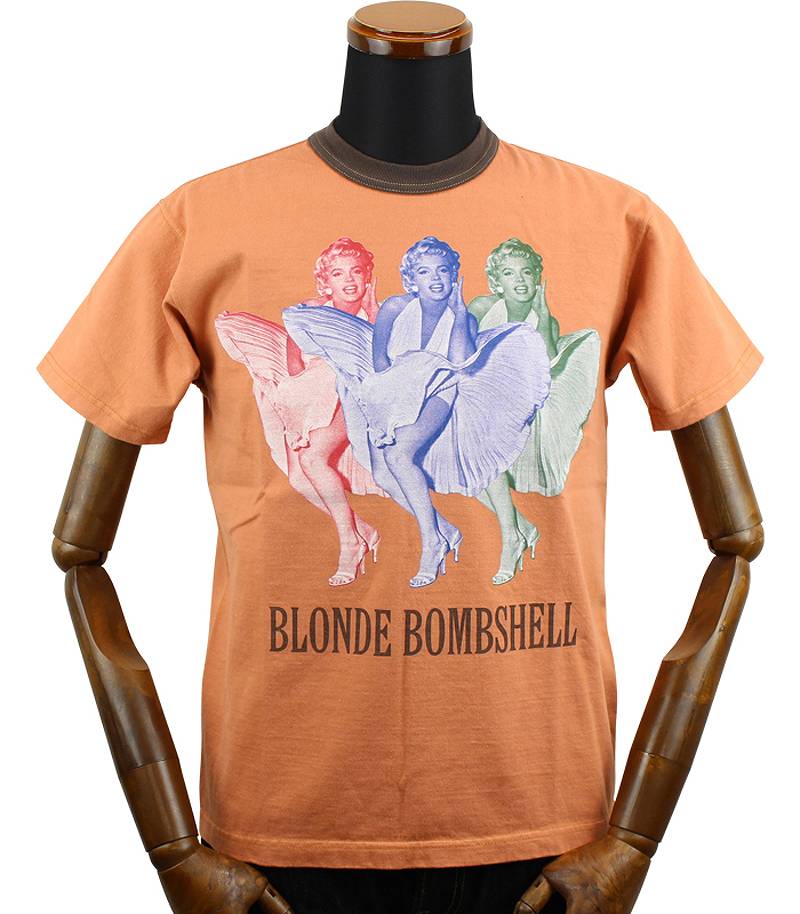 TMC2312 / TOYS McCOY MARILYN MONROE TEE " BLONDE BOMBSHELL "