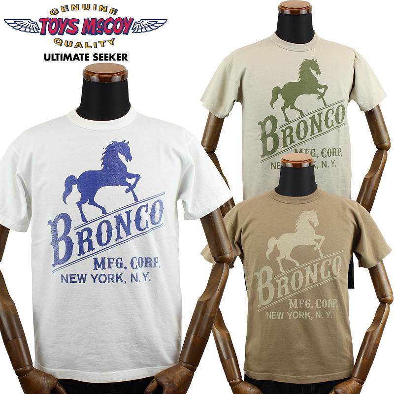 TMC2325 / TOYS McCOY MILITARY TEE SHIRT " BRONCO MFG.CORP. "