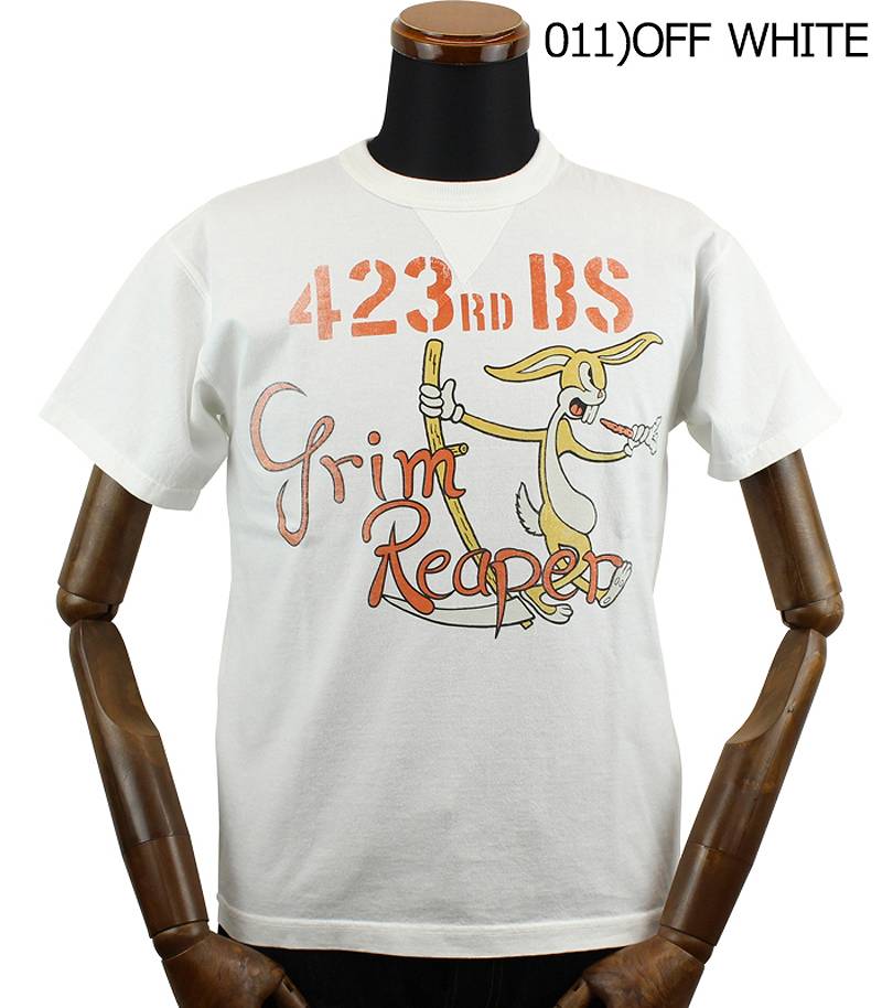 TMC2329 / TOYS McCOY MILITARY TEE SHIRT " 423rd BS GRIM REAPER "