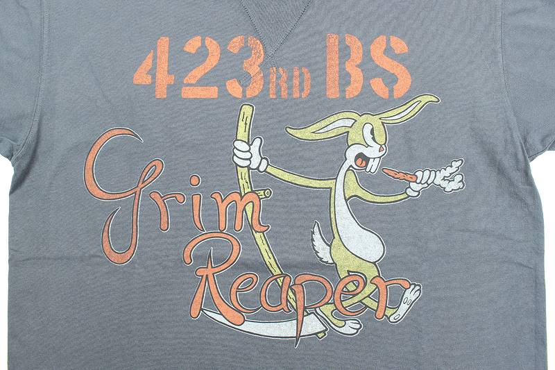 TMC2329 / TOYS McCOY MILITARY TEE SHIRT " 423rd BS GRIM REAPER "