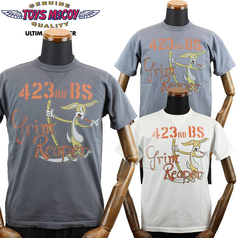 TMC2329 / TOYS McCOY MILITARY TEE SHIRT " 423rd BS GRIM REAPER "