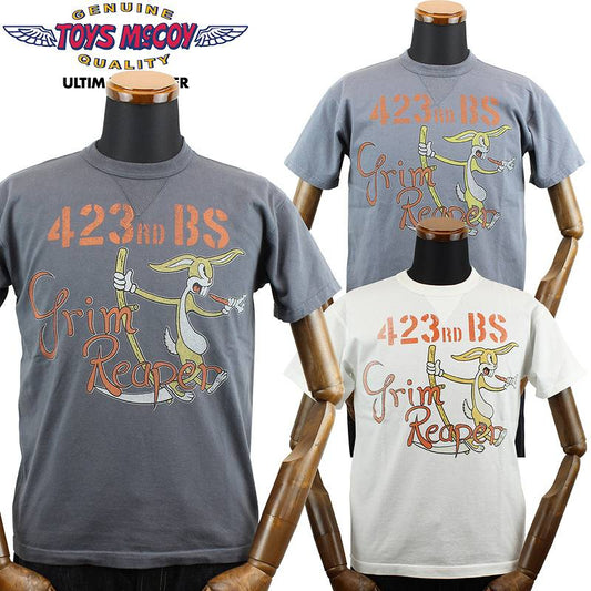 TMC2329 / TOYS McCOY MILITARY TEE SHIRT " 423rd BS GRIM REAPER "