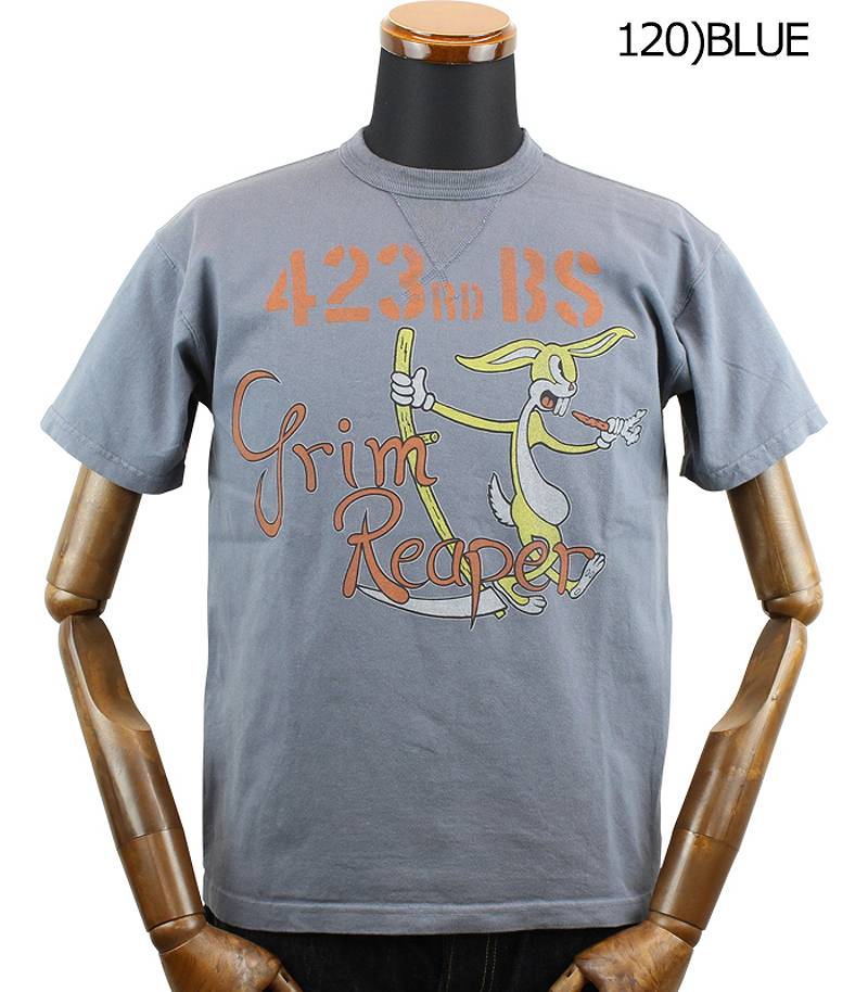 TMC2329 / TOYS McCOY MILITARY TEE SHIRT " 423rd BS GRIM REAPER "