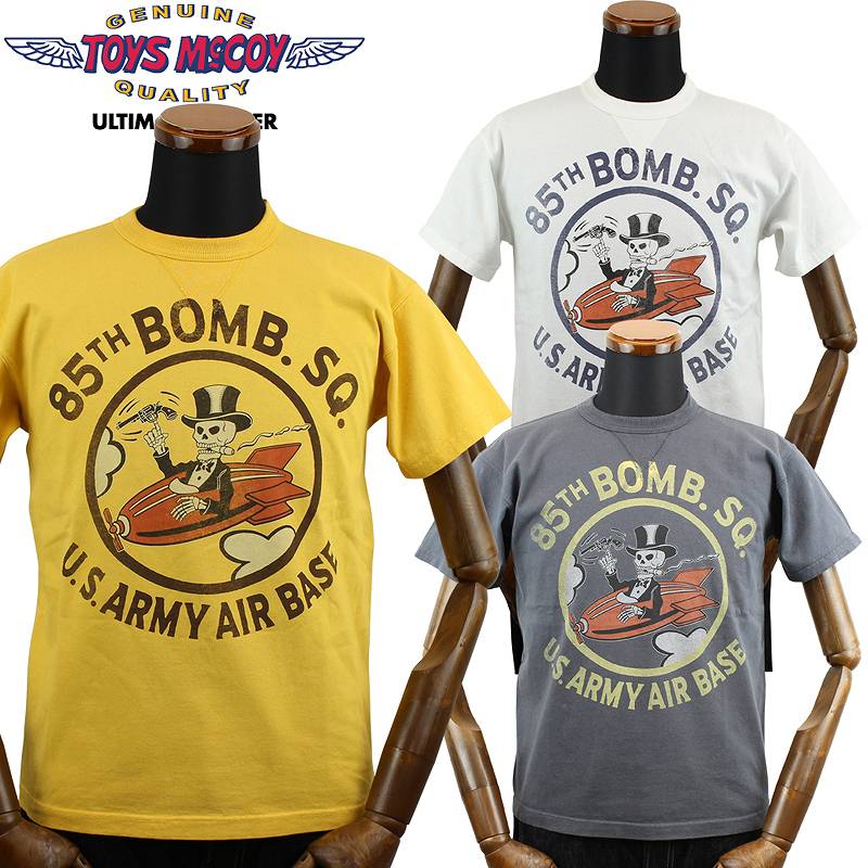 TMC2331 / TOYS McCOY MILITARY TEE SHIRT " 85TH BOMB. SQ. HAMMER FIELD "