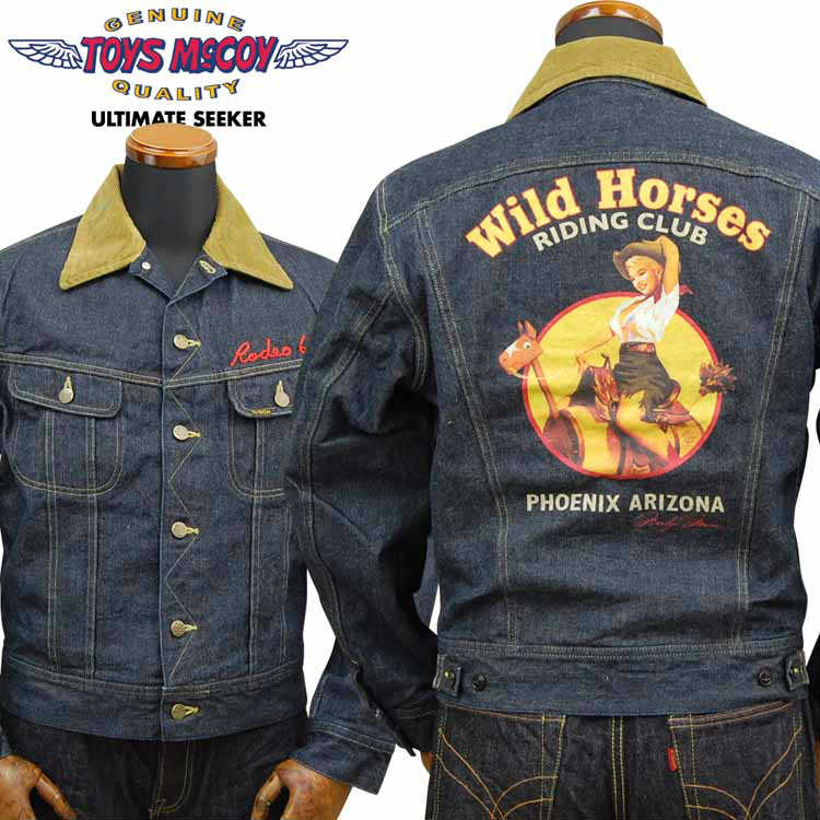 TMJ1930 TOYS McCOY DENIM JACKET LOT 001LJ Marilyn Monroe "WILD HORSES"