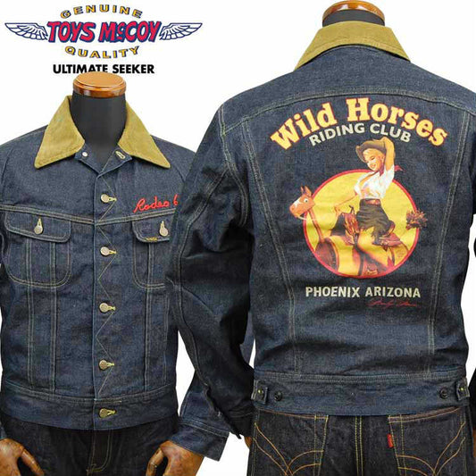 TMJ1930 TOYS McCOY  DENIM JACKET LOT 001LJ Marilyn Monroe "WILD HORSES"