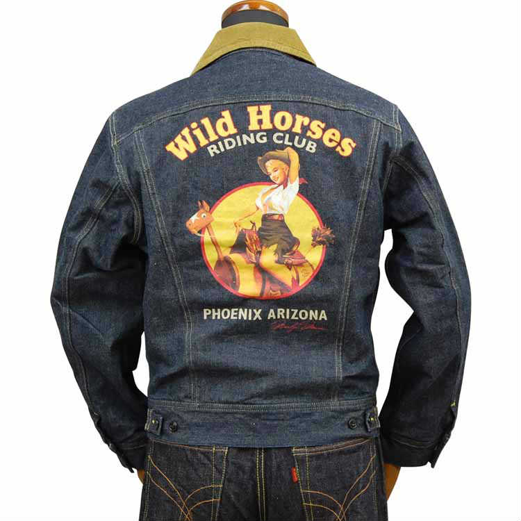 TMJ1930 TOYS McCOY DENIM JACKET LOT 001LJ Marilyn Monroe "WILD HORSES"