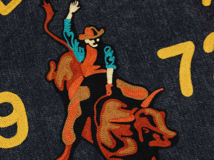 TMJ2011 TOYS McCOY Denim Jacket "Bull Rider Champion"