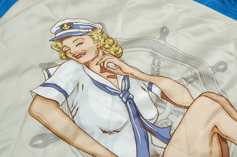 TMJ2201 TOYS McCOY Souvenir "Suka" Jacket Marilyn Monroe "DD-796 USS Benham"